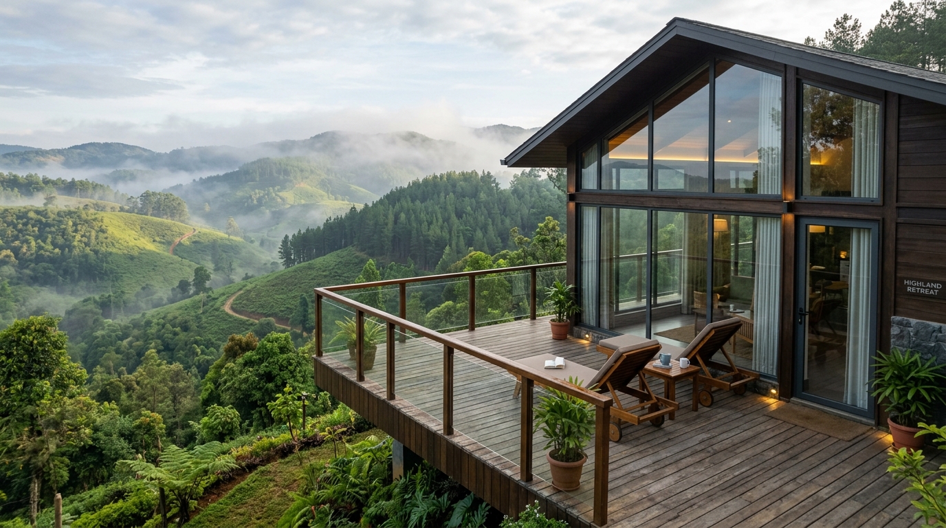 Premium Valley View Cottages in Vagamon